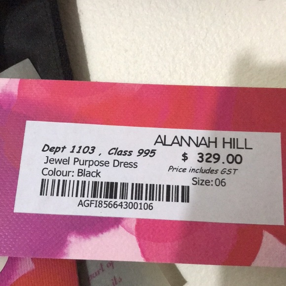 Alannah Hill Black Bejewelled Dress Size 6 BNWT - Picture 4 of 4